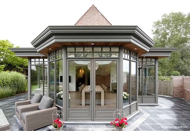 Landelijke veranda